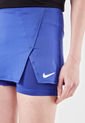Falda Short Azul-Blanco Nike Court Victory de Nike