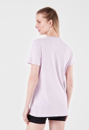 Camiseta Lila-Blanco Nike Dri-FIT