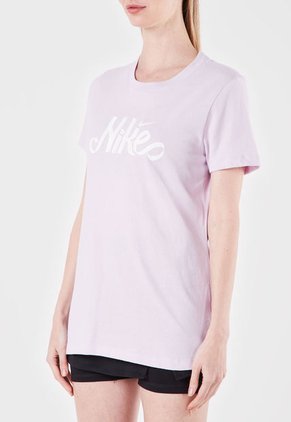 Camiseta Lila-Blanco Nike Dri-FIT