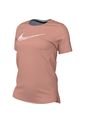 Camiseta Mujer Nike Swoosh Run Short-Sleeve Top Rosa de Nike
