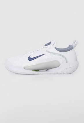 Tenis para Tennis Blanco-Azul Nike Zoom Court