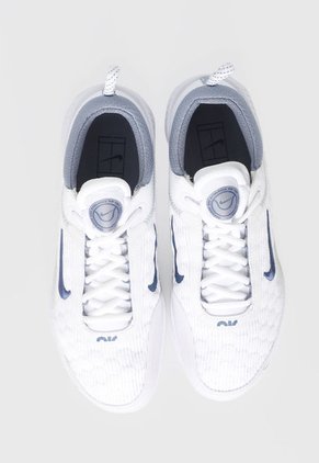 Tenis para Tennis Blanco-Azul Nike Zoom Court