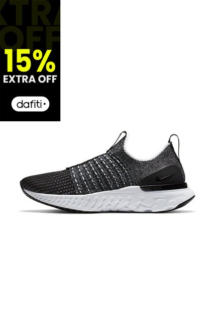 Tenis Mujer Running Nike React Phantom Run Flyknit 2 Gris