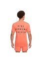 Camiseta Nike Tee Run Division Fa24-Salmón de Nike