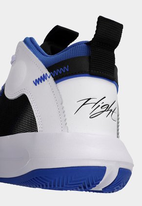 Tenis Basketball Blanco-Azul-Negro Nike Jordan Jumpman