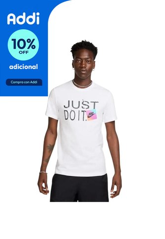Camiseta Nike M Nsw Tee 6Mo Jdi Sp25 Hombre-Blanco Nike