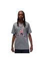 Camiseta Jordan Brand Crew Graphic Tees-Gris de Nike