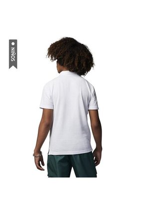 Camiseta Polo Nike Jdb Jumpman Polo Niño-Blanco