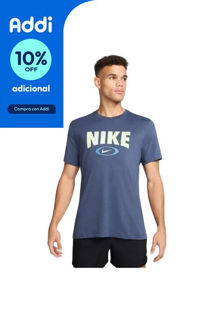 Camiseta Nike Df Tee Hbr Novelty Hombre-Azul