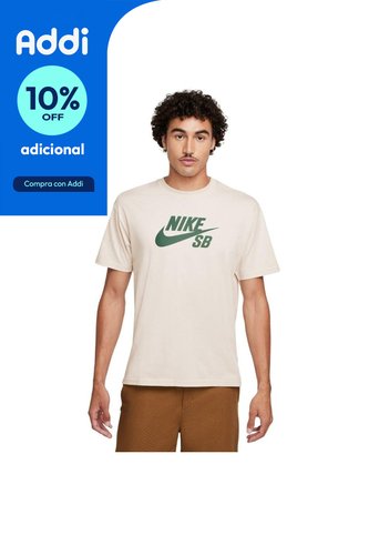 Camiseta Nike Action Sports Tee Logo Hbr-Blanco Nike