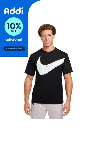 Camiseta Nike Hyverse Swoosh-Negro Nike
