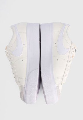Tenis Lifestyle Beige-Blanco Nike Blazer Low Platform