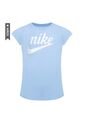 Camiseta Nike Nkg Script Futura Ss Tee Niña-Azul de Nike