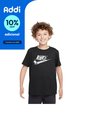 Camiseta Nike K Nsw Tee Club Ssnl Camo Niño-Negro de Nike
