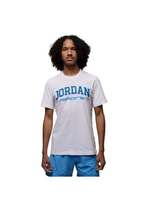 Camiseta Jordan Sport Arch Short Sleeve Crew-Blanco