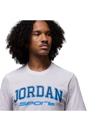 Camiseta Jordan Sport Arch Short Sleeve Crew-Blanco