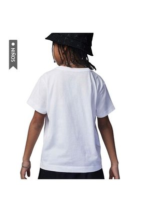 Camiseta Jordan Faded Flight Niños-Blanco
