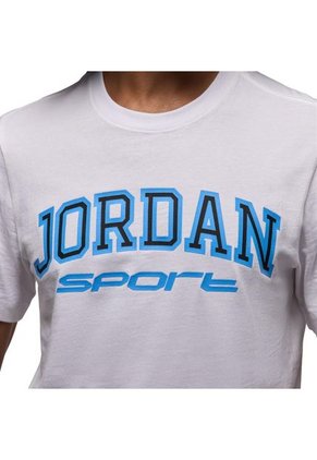 Camiseta Jordan Sport Arch Short Sleeve Crew-Blanco