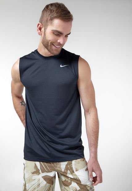 Camiseta Esqueleto Negro Nike Dri-FIT Legend