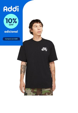 Camiseta Nike Sb T-Shirt-Negro Nike