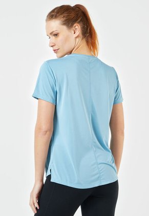 Camiseta Azul-Beige-Vinotinto Nike Swoosh Run