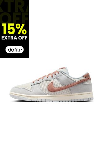 Tenis Hombre Nike Dunk Low Retro SE Gris/Rosa Nike