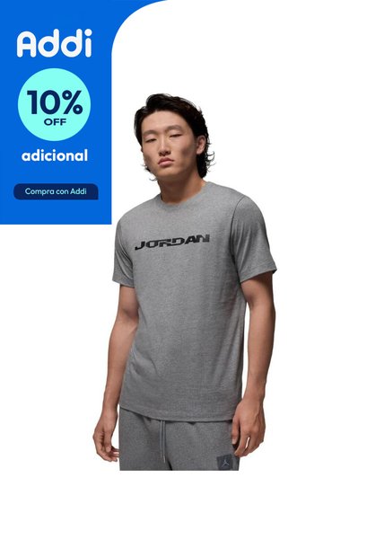 Camiseta Jordan Mvp Ss Crew Rgn-Gris