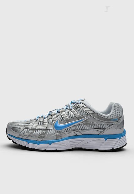 Tenis NIKE P-6000 Plateado