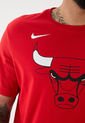 Camiseta Rojo-Blanco NIKE Chicago Bulls Essential de Nike