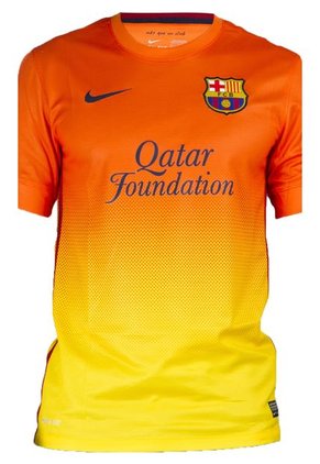 Camiseta Nike Safet Oring Tour FC Barcelona Naranja-Amarillo