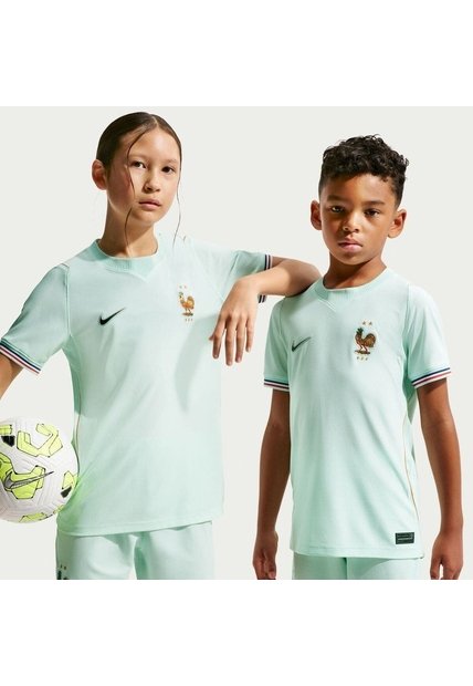 Camiseta Niños Nike Francia Visitante 2026 Verde