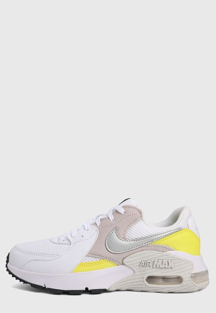 Tenis Lifestyle Blanco-Gris-Amarillo Nike Air Max Excee - Compra Ahora |  Dafiti Colombia