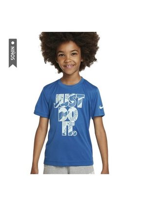 Camiseta Nike Dri-Fit Club Seasonal Camo Niños-Azul