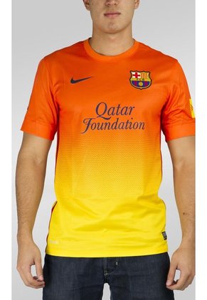 Camiseta Nike Safet Oring Tour FC Barcelona Naranja-Amarillo