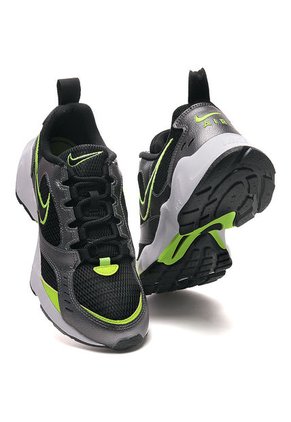 Tenis Lifestyle Negro-Plateado-Blanco-Verde Neón Nike Air Heghts