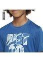 Camiseta Nike Dri-Fit Club Seasonal Camo Niños-Azul de Nike