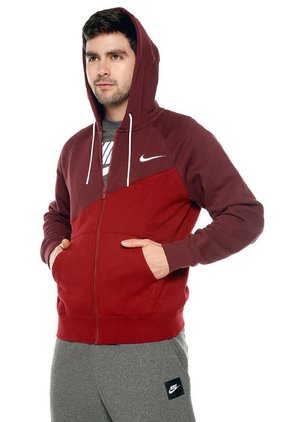 Hoodie Vinotinto-Rojo Nike Sportswear Swoosh