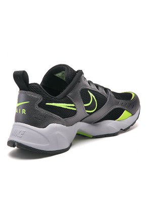 Tenis Lifestyle Negro-Plateado-Blanco-Verde Neón Nike Air Heghts