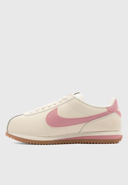 Tenis Lifestyle Beige-Rosa NIKE Cortez
