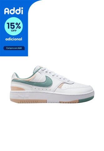 Tenis Nike Gamma Force Mujer-Blanco/Verde Nike