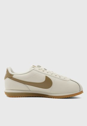 Tenis Lifestyle Marfil-Café NIKE Cortez Leather