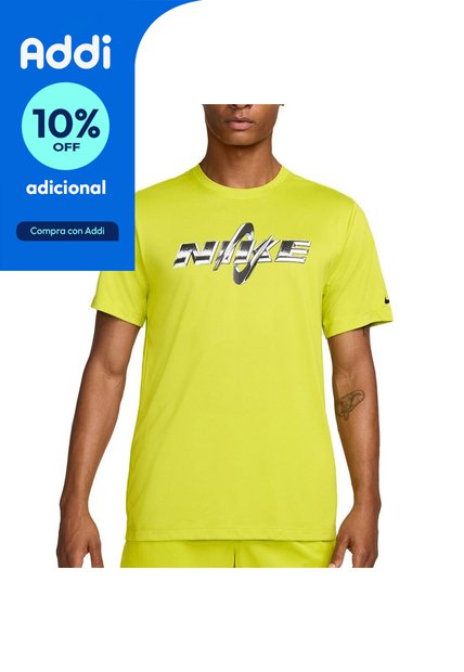 Camiseta Nike M Df Tee Rlgd Gfx-Verde