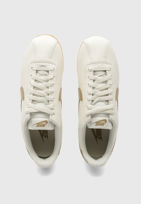 Tenis Lifestyle Marfil-Café NIKE Cortez Leather