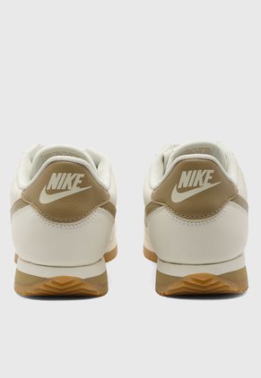 Tenis Lifestyle Marfil-Café NIKE Cortez Leather