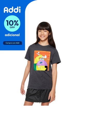 Camiseta Nike Sportswear Niño-Negro Nike