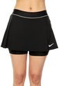 Falda Short Negra-Blanco Nike de Nike