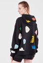 Hoodie Negro-Multicolor Nike Jordan Artist Series by Mia Lee de Nike