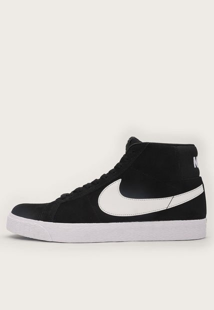 Tenis Lifestyle Negro-Blanco Nike SB Zoom Blazer Mid