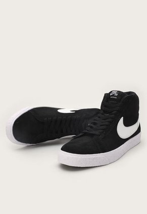 Tenis Lifestyle Negro-Blanco Nike SB Zoom Blazer Mid