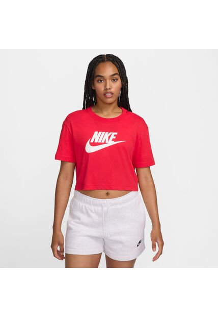 Camiseta Mujer Lifestyle Nike Sportswear Essential Rojo